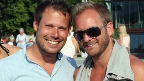 Polare. Johan Henriksson och Eddy Larsson partajar.