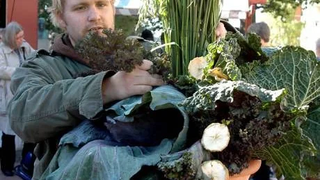 Andreras Söderström blomsterdekoratör och ordförande i Pitebygdesn Hushållninssällskap.