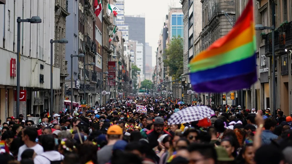 Årets prideparad i Mexico City, den 25 juni.