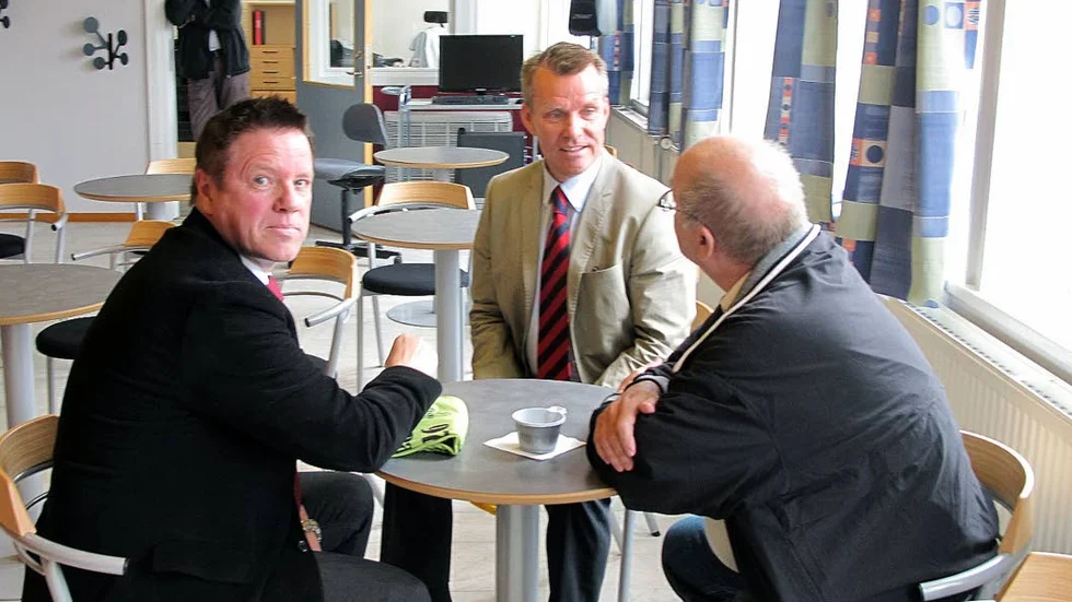 Juli 2010. Det har blivit många möten genom åren med LKAB:s vd Lars-Eric Aaro. ”Vi kan inte leva bara på LKAB. Jag tror besöksnäringen blir nästa stora bransch”, säger Tommy Nyström.