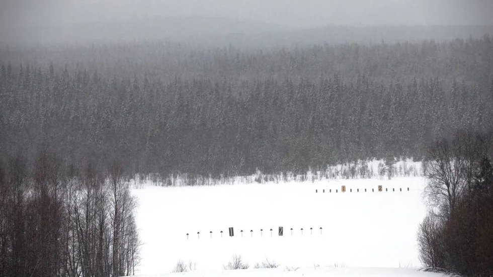 VY FRÅN VYÖNI. En fältskyttevy från byn Vyöni där Juoksengis fältskjutning avgjordes.