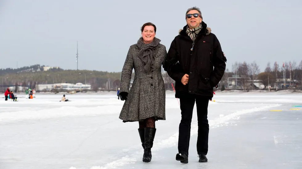 Carina Stenberg och Claudio Morbo har lärde känna varandra på en kurs i Budapest.