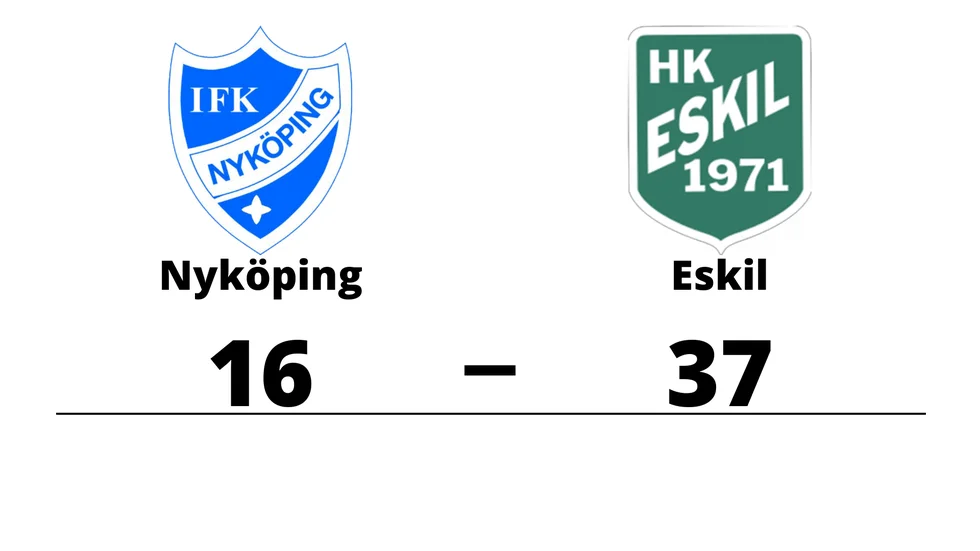 IFK Nyköping förlorade mot HK Eskil