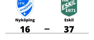 Målfest för Eskil borta mot Nyköping