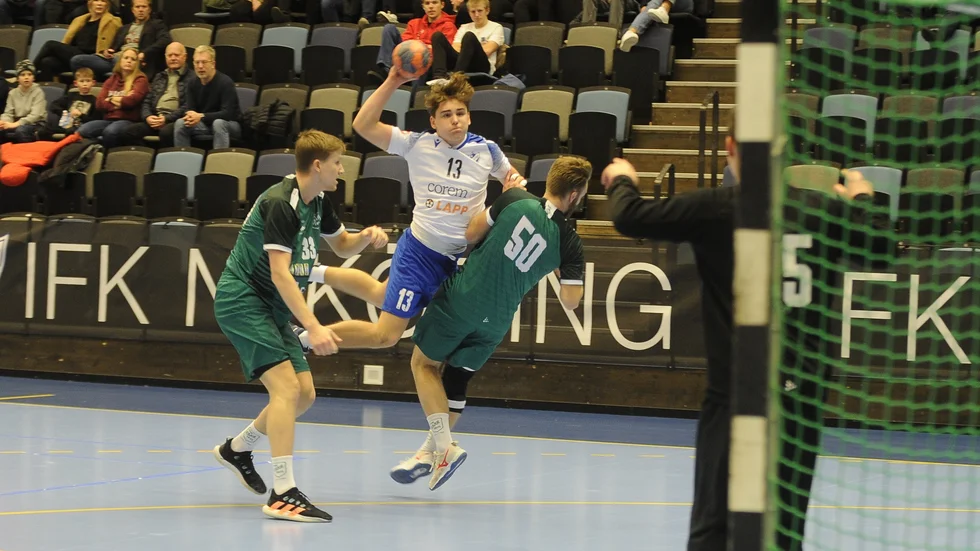 Ludvig Brofjord gjorde IFK:s första mål i matchen.