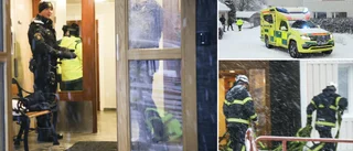 Brand utbröt i lägenhet i Umeå – två personer till sjukhus
