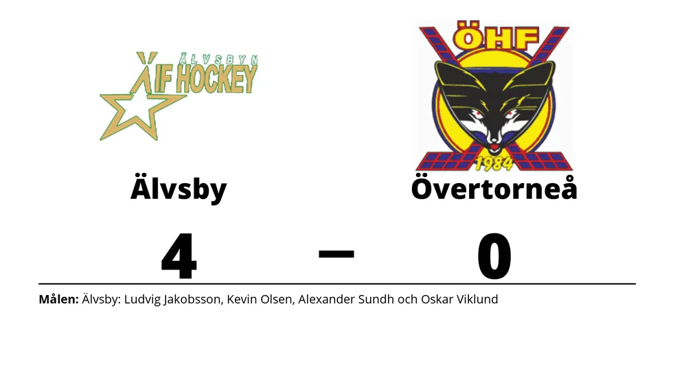 Älvsby IF Hockey vann mot Övertorneå HF