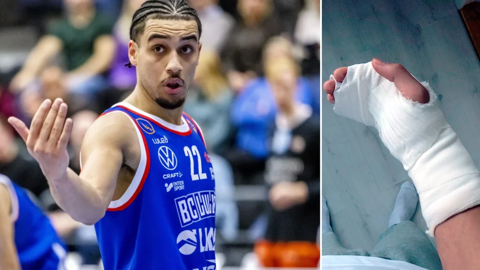 Denzel George, BC Luleås lagkapten, blir borta från spel i fyra till fem veckor. Om läkningsprocessen går enligt plan, det vill säga.