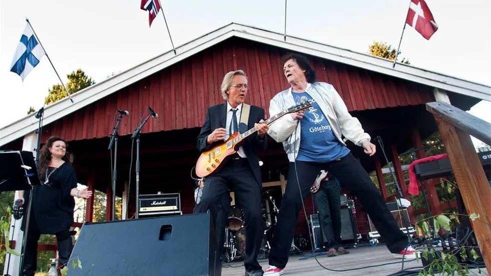 The Golden generation med Leffe Calsson "Rockprinsen" började med en Rolling Stones-låt.