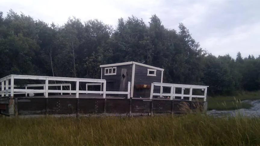 Flotten hade inte övergivits eller tappats bort. Den slet sig på grund av högt vattenstånd och hård vind.