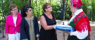 Stadsparken i Luleå fylldes för firande
