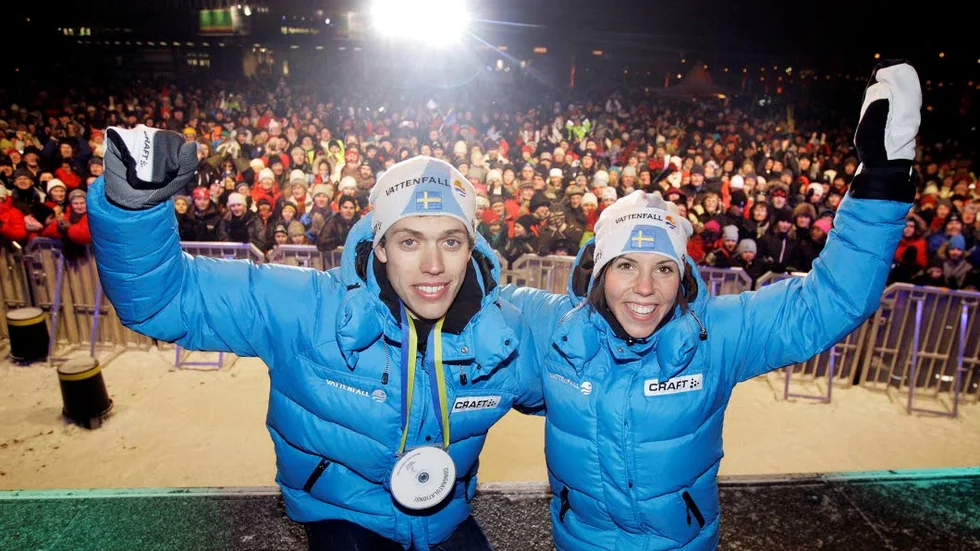 Massornas jubel. 2008 vann både Marcus Hellner och Charlotte Kalla världscuppremiären i Gällivare.    Nu hoppas staden på en framtida premiärrepris.