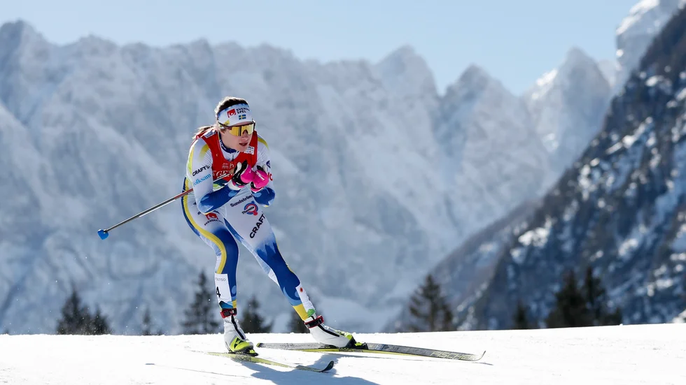 VM-guld till Ebba Andersson i 30 kilometer.