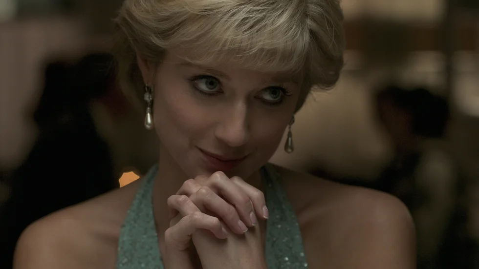 Elizabeth Debicki som prinsessan Diana i "The crown". Pressbild.