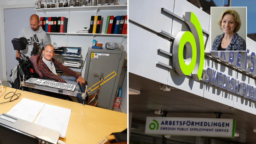 Arbetsförmedlingens bedömning av lönebidraget för Ulf Karlsson gick från drygt 90 procent till drygt 50. Nu föklarar Kristina Bengtsson, chef för Arbetsförmedlingen i Sörmland, vad som ligger bakom bedömning.