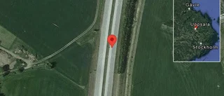 Trafikolycka på E4 - helt stopp i ett körfält