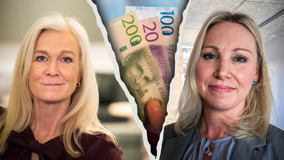 23 miljoner ska sparas och politikerna Marie Axelsson (S) och  Pernilla Bergqvist (L) har olika uppfattningar kring om det rör sig om "effektiviseringer" eller "önsketänkande".