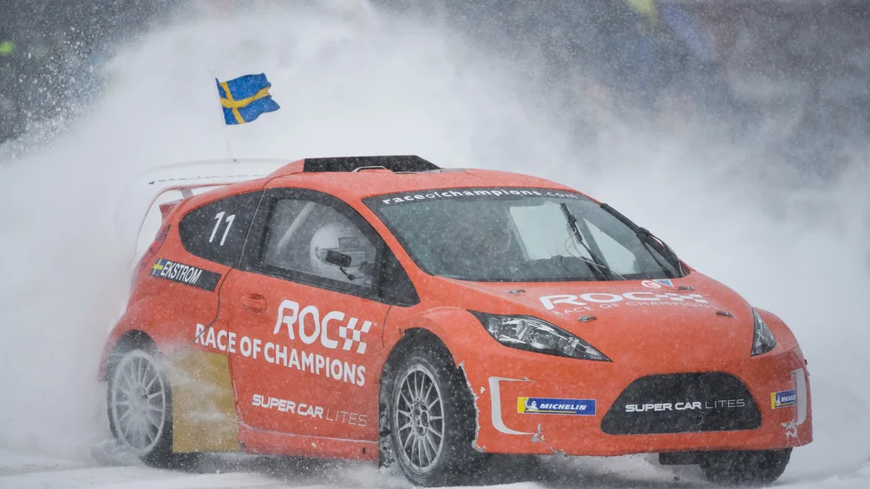 Mattias Ekström ska – tillsammans med Johan Kristoffersson – försvara den svenska fanan i Nations Cup. Dessutom jagar han även ta sin fjärde titel individuellt. "Det är dags igen", säger han. (Arkivbild)