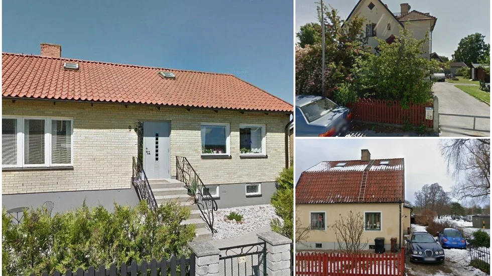 Lärbrogatan 9, Björkvägen 4 och Gutevägen 17 i Visby.