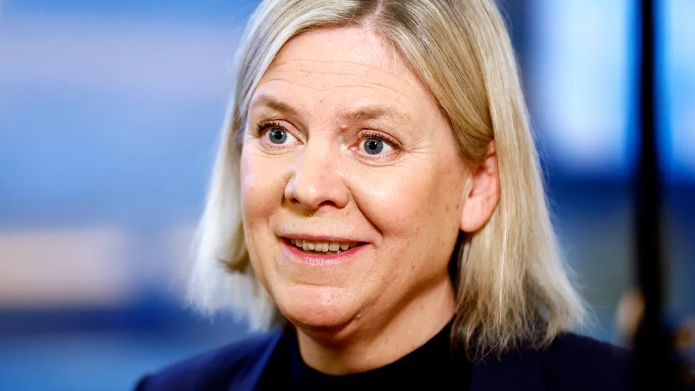 Magdalena Andersson (S) är tydlig med att hon gärna vill se mer samarbete över blockgränsen, skriver ledarskribenten.

