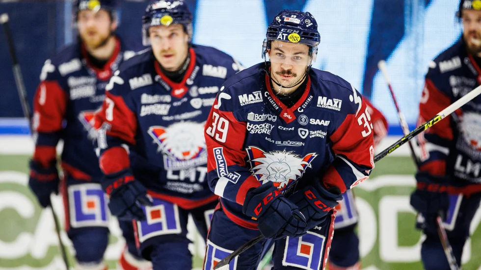 Ty Rattie efter sitt 2-0-mål i den första perioden.