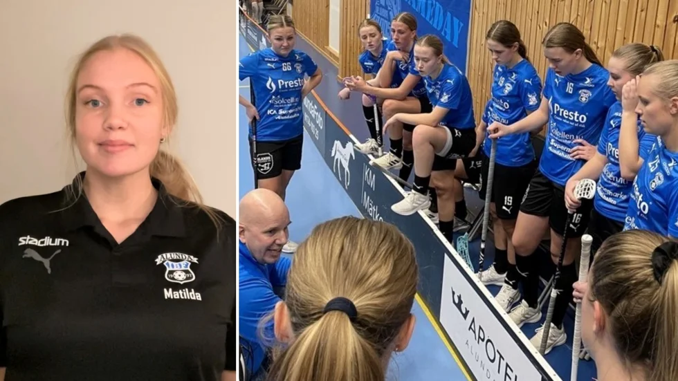 Matilda Wallin är ny på posten som sportchef i Alunda IBF som överraskar på allsvensk nivå.