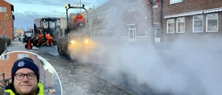 Därför bolmade kraftig rök i centrum: "Finns trafikanter som är riktiga rötägg"