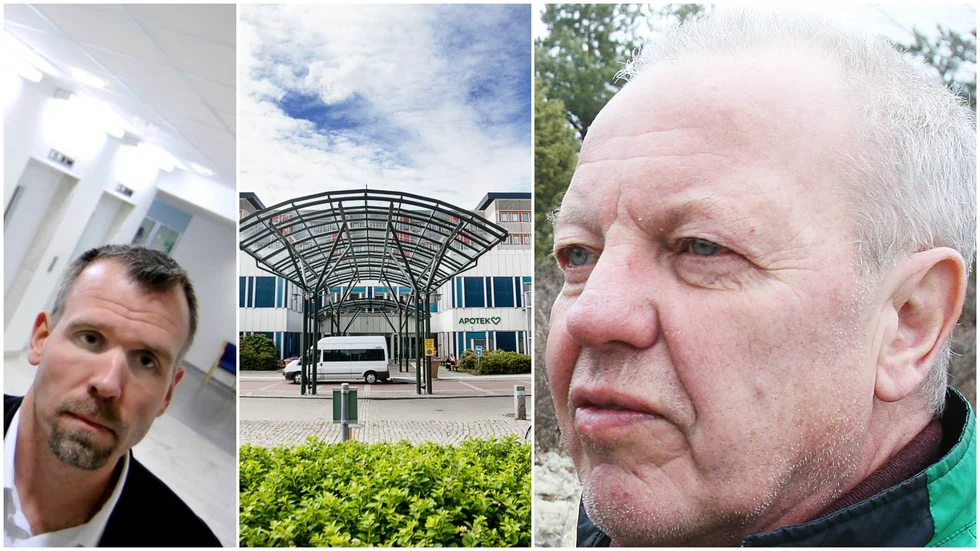 Regionens säkerhetschef Lars-Gunnar Svensson, Mälarsjukhuset och Ove Johansson.