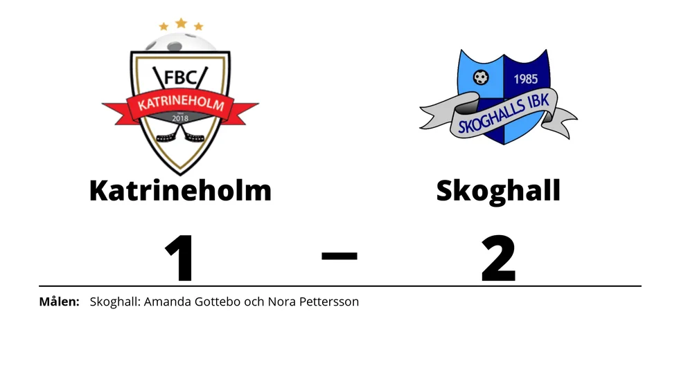 FBC Katrineholm förlorade mot Skoghalls IBK