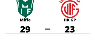 HK GP föll borta mot Miffe