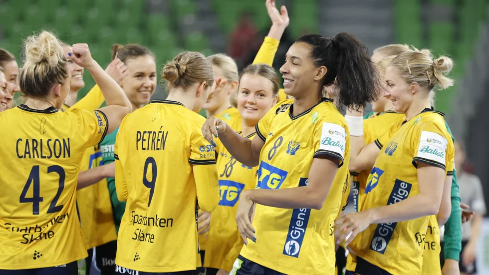 Svenska damlandslaget i handboll. Arkivbild.