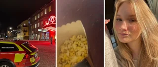 TV: Här utrymmer Alma bion när popcornmaskinen började brinna: "Det var så svårt att andas"