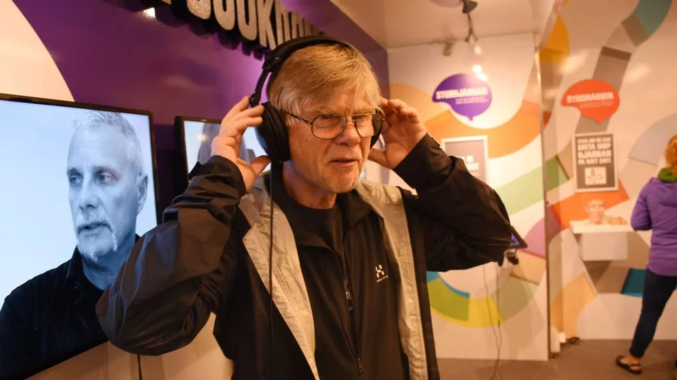 Fascinerad. Sture Pettersson från Göteborg är i Kiruna för att gå Fjällräven Classic. Han slås av hur komplicerad hjärnan är. "Tänk att den ändå kan fungera", säger han.