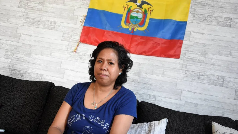 Förtvivlad. Alexandra Pounu kommer från Ecuador och blev förskräckt när hon hörde om jordbävningen som drabbat hennes hemland.