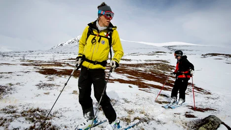 REP. Heliski i Abiskoalperna med Dick Johansson, Abisko Mountain lodge.