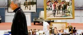 Loppis med nöjda kunder