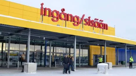 Nu ska ingången till Ikea i Haparanda bli dubbelt så stor berättar Mari Gustafsson, varuhuschef.