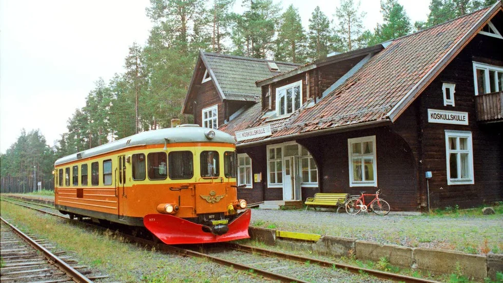 Det senaste nyförvärvet på Järnvägsmuseet är en veteran rälsbuss från 50-talet.