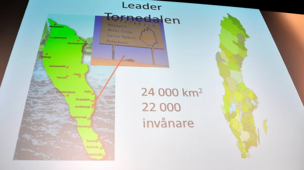 MYCKET PLATS. Bengt Niska konstaterar att det finns mycket plats för varje invånare i regionen att utveckla det som den personen tror på.