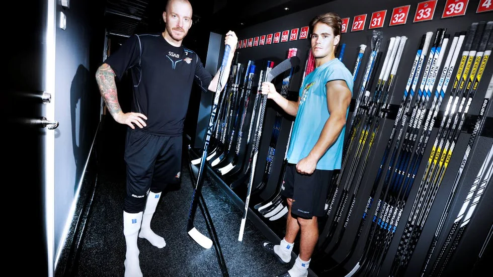 Gamlingar. Jan Sandström och Karl Fabricius tillhör Luleå Hockeys veteraner och kommer båda att få dra ett tungt lass                                    med sina ledaregenskaper i vinter.