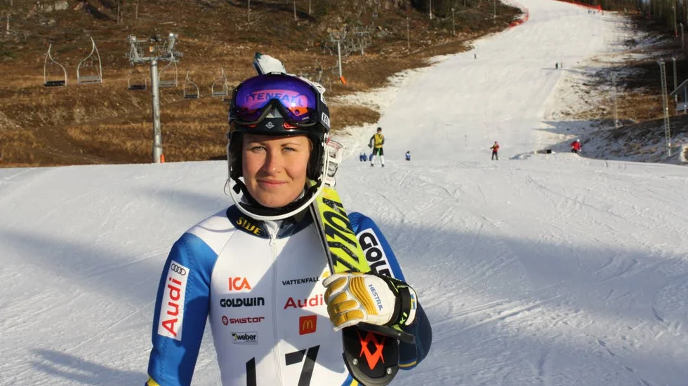 Siktar uppåt. Ylva Stålnacke är nöjd med försäsongen och hoppas bland annat att hon ska ta de första poängen i världscupen.