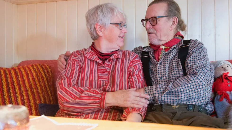 Glada. Karin och Lars Berglund är glada och tacksamma över att Lars tog sig upp ur vaken så att de fick uppleva många fler år tillsammans.