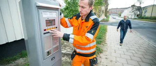 Här sätts det P för gratisparkering