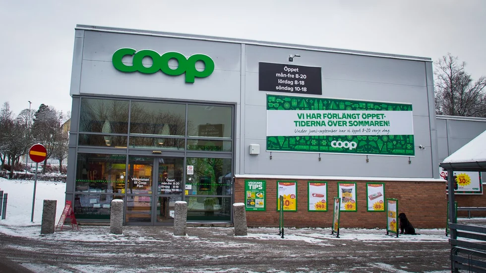 Coop-butiken i centrala Flen stängde i juni.