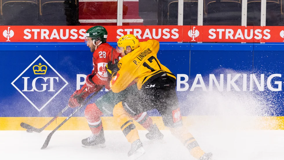 Pär Lindholm i CHL-mötet mot Frölunda.