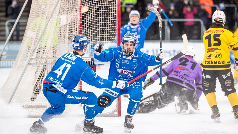 Philip Florén har gjort ett av sina 21 mål för IFK Motala, i hemmasegern mot Broberg-Söderhamn i december. Nu är det retur i Hälsingland på tisdagen, en riktig streckmatch i kvartsfinalkampen.