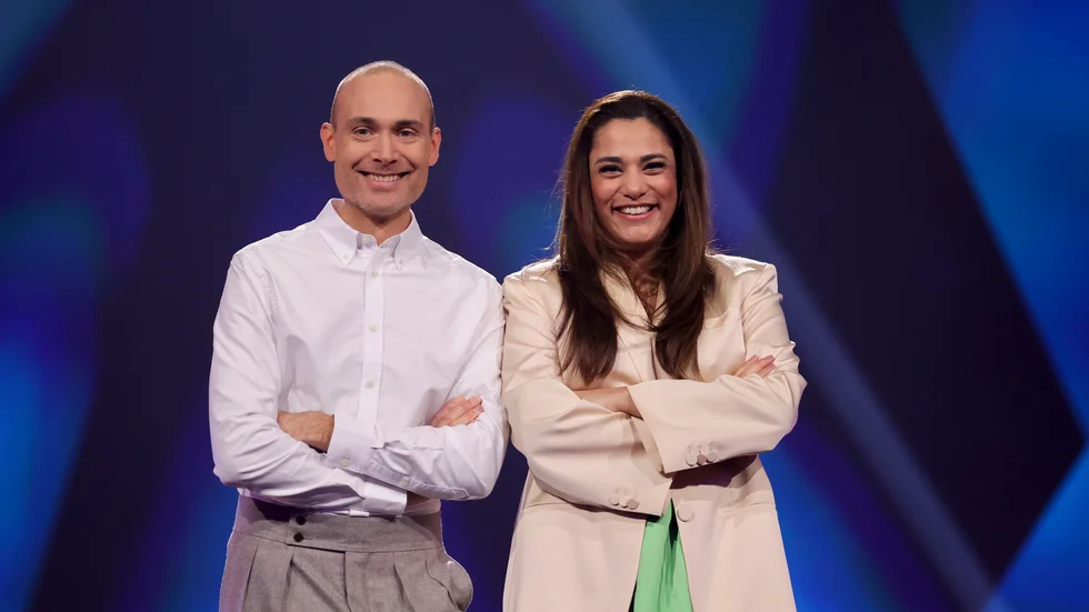 Jesper Rönndahl och Farah Abadi inför fredagens genrep i Göteborg.