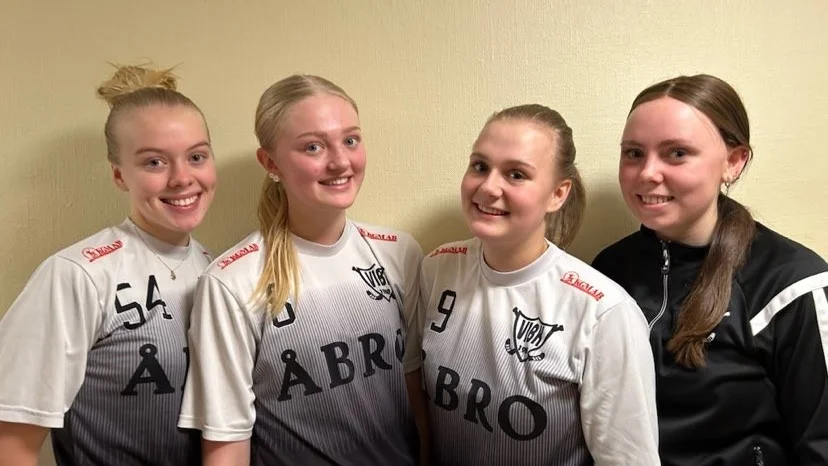 Sofia Söderlund, Nelly Passmark, Stella Milton och Minea Snickars gjorde målen för Vimmerby.