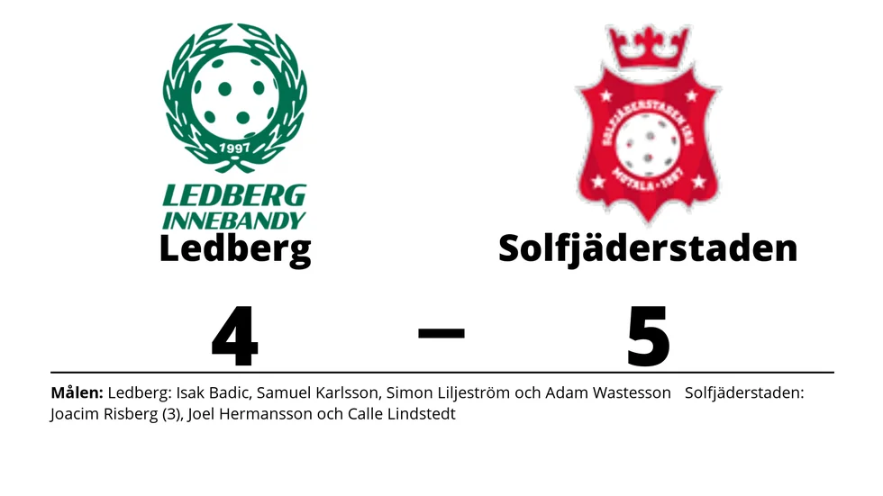 Ledberg IBF förlorade mot Solfjäderstadens IBK
