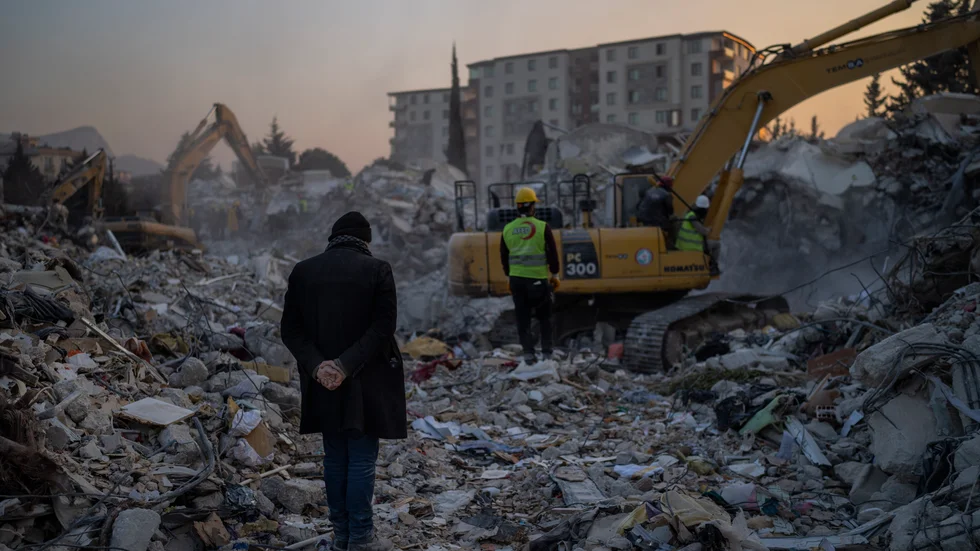 Rasmassor i Antakya i sydöstra Turkiet.